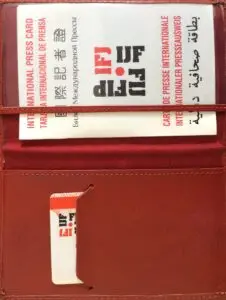 Carnet de Prensa internacional FIP