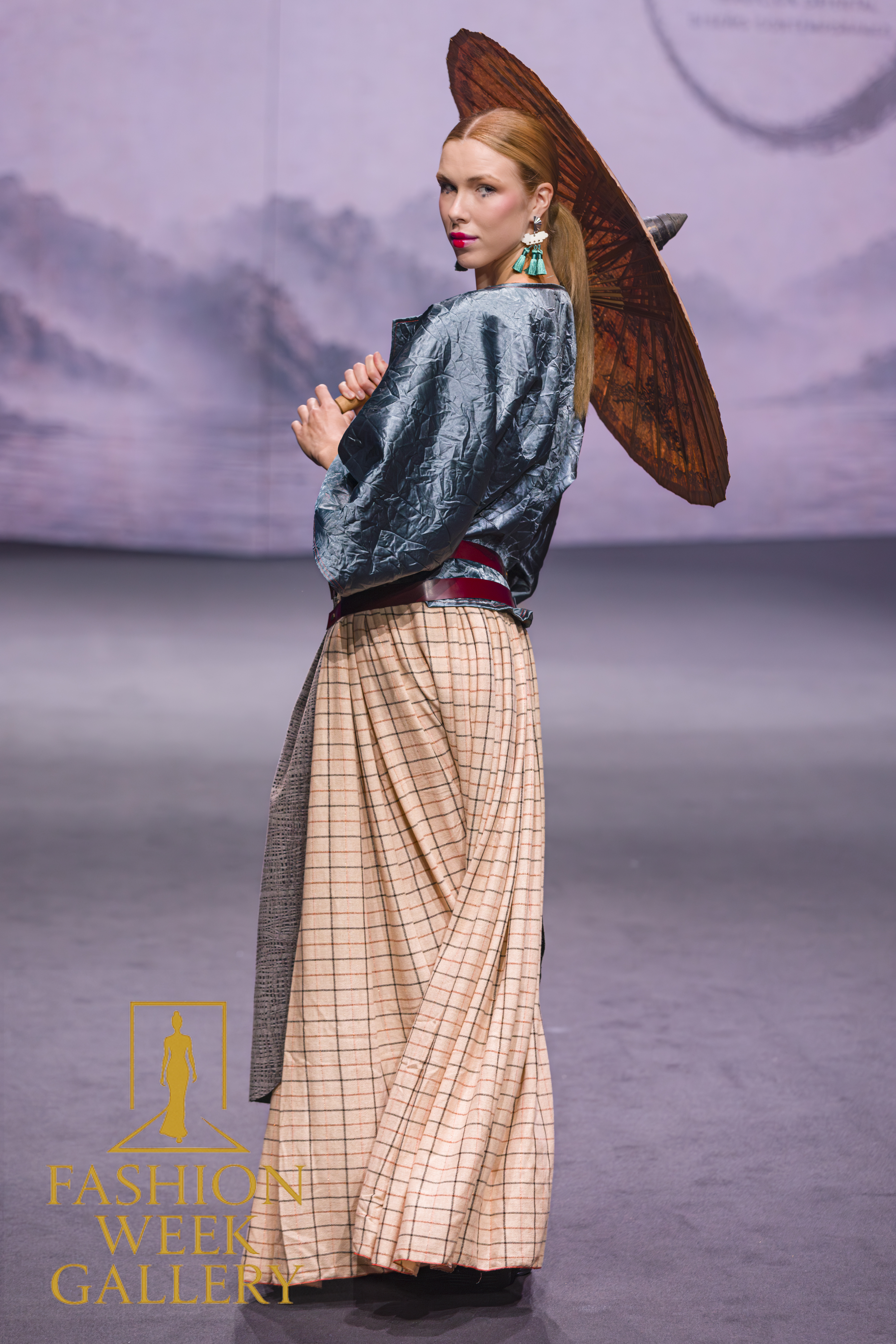 Farobag complementos de Pendientera . Model walking the runway during the presentation of her collection at Tenerife International Fashion Week 2026 (#SIMTE26), Spain
